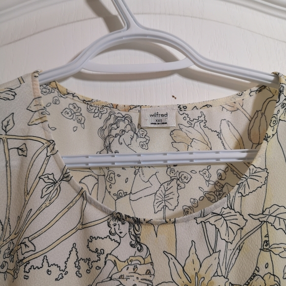 Wilfred Macee Yellow Butter Peplum Top siz… - Picture 4 of 5